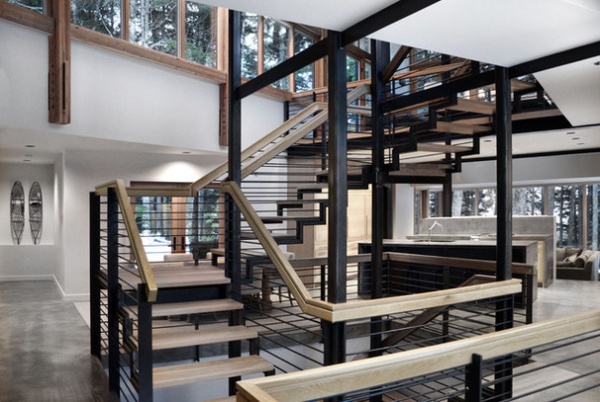 Modern Staircase by Nicholas Moriarty Interiors