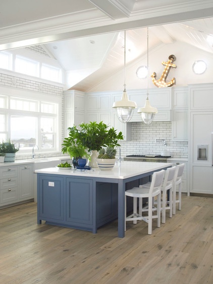 Beach Style Kitchen by Burnham Design