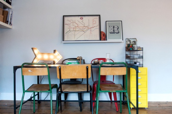 Midcentury Dining Room by Amelia Hallsworth Photography