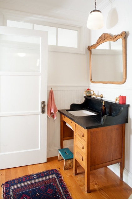 Farmhouse Bathroom by JWT Associates