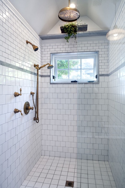 Farmhouse Bathroom by JWT Associates