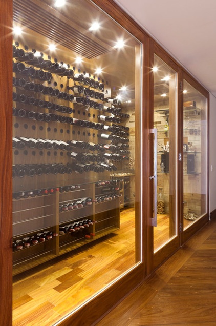 Contemporary Wine Cellar by C+H Arquitetura