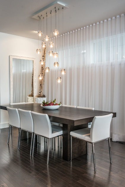 Contemporary Dining Room by Alykhan Velji Design