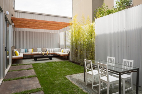 Humble Corrugated Metal Brings Modern Style to the Garden