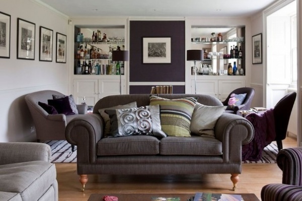 Farmhouse Living Room by absolute abode design