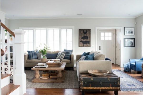 Beach Style Living Room by Bensonwood