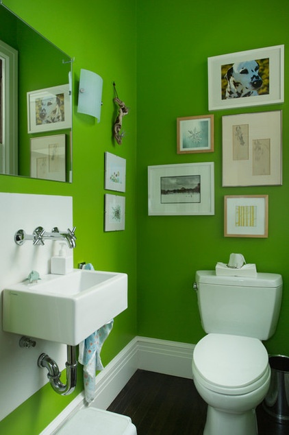 Eclectic Bathroom by Margot Hartford Photography