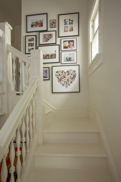 Eclectic Staircase by Margot Hartford Photography