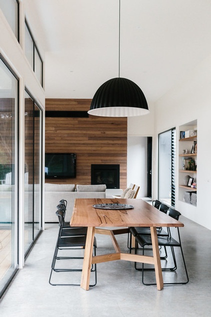 Contemporary Dining Room by Altereco Design