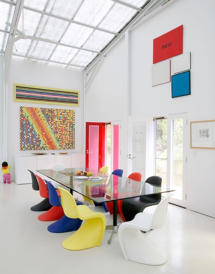 Industrial Dining Room by John Henry Architects