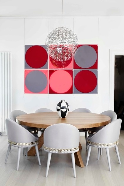 Contemporary Dining Room by Sally Caroline