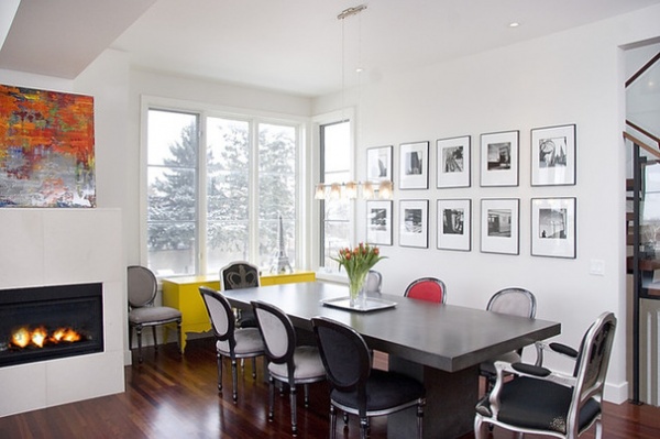 Contemporary Dining Room by K West Images, Interior and Garden Photography