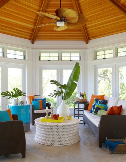 Victorian Sunroom by Rachel Reider Interiors