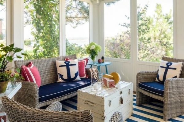 Beach Style Sunroom by Hurlbutt Designs