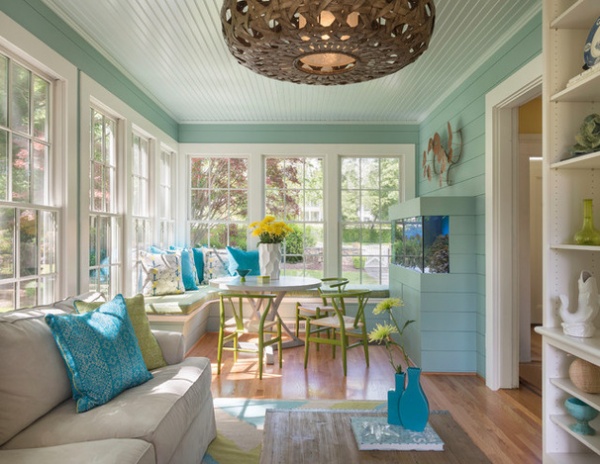 Beach Style Sunroom by Digs Design Company