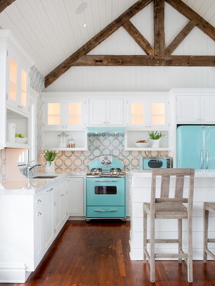 Beach Style Kitchen by Karr Bick Kitchen and Bath