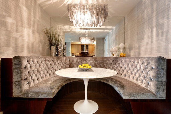 Contemporary Dining Room by Lo Chen Design