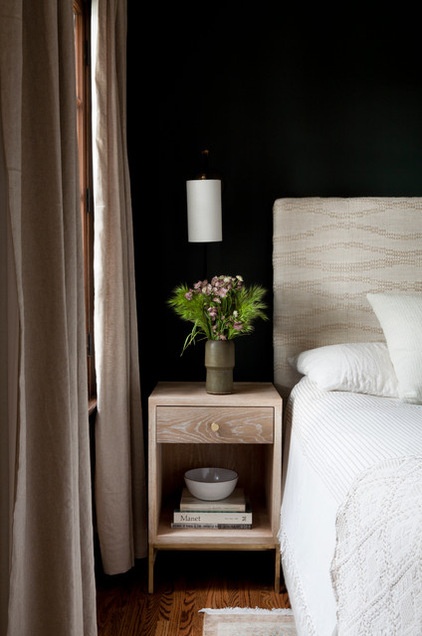 Transitional Bedroom by DISC Interiors