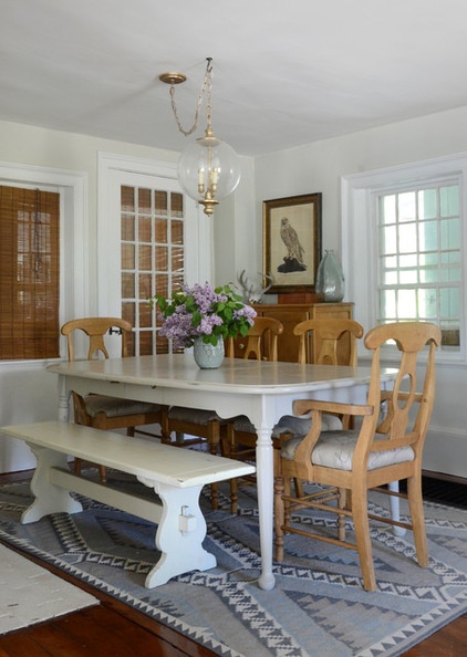 Farmhouse Dining Room by Faith Towers Media