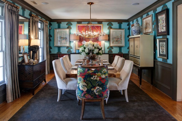 Eclectic Dining Room by Nicole Norris Design Studio, Inc.