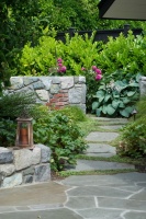 Garden Walls: Mortared Stone Adds Structure, Style and Permanence