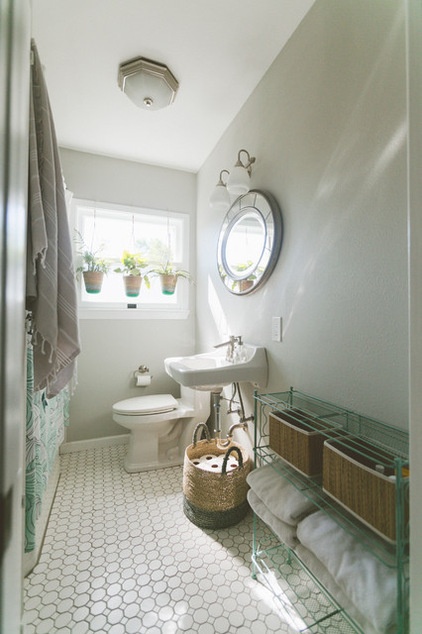 Eclectic Bathroom by Heather Banks