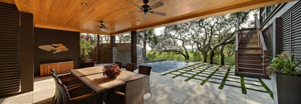 Contemporary Patio by The Anderson Studio of Architecture & Design