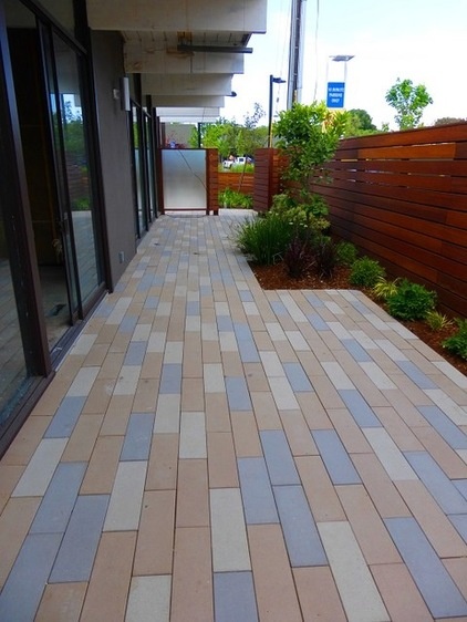 Precast Concrete Pavers Make a Versatile Surface in the Garden