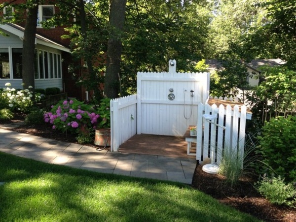 Beach Style Patio by Planned Environment Associates