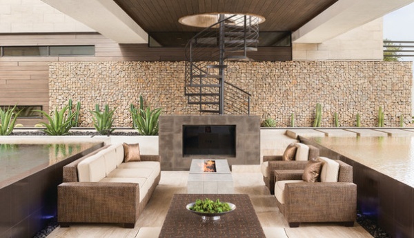 Contemporary Patio by Blue Heron Design-Build