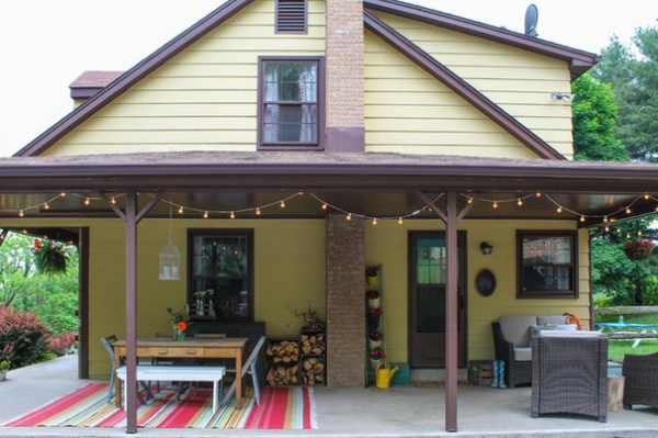 Eclectic Patio by Michaela Dodd