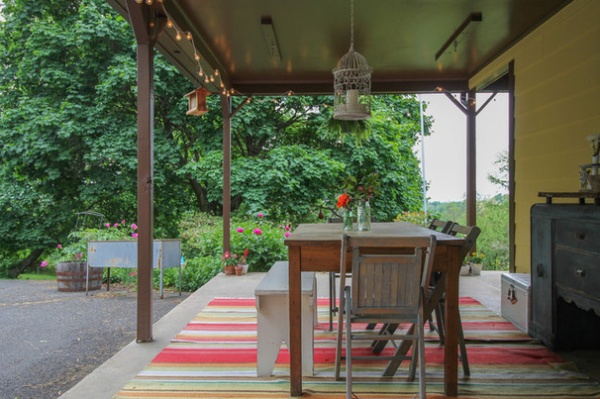 Eclectic Patio by Michaela Dodd