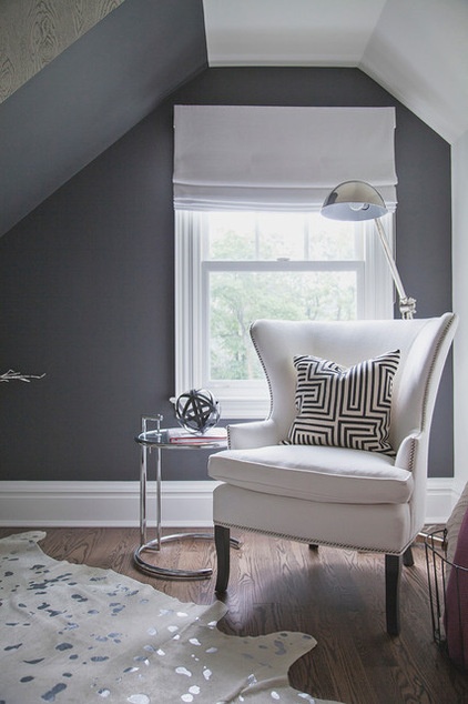 Transitional Bedroom by Abaca Interiors