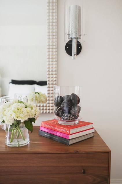 Transitional Bedroom by Abaca Interiors