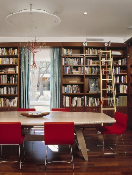 Dinner and a Good Book: 12 Double-Duty Dining Rooms