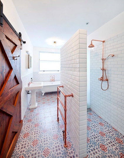 Contemporary Bathroom by Threefold Architects