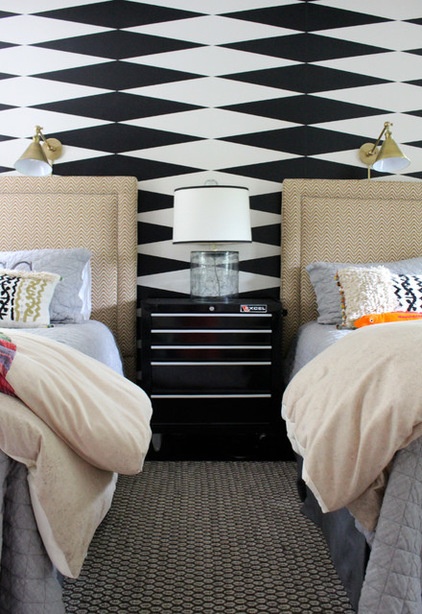 Contemporary Bedroom by Lisa Zager Interiors