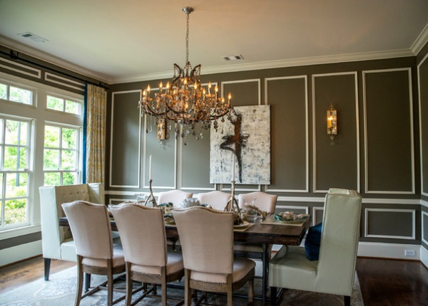 Traditional Dining Room by 2 Gays & a Design, LLC