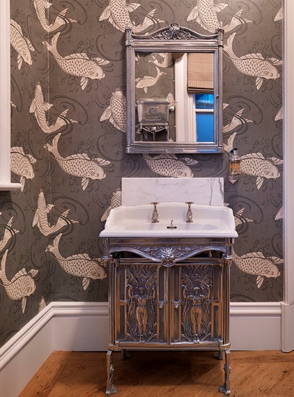 Victorian Powder Room by Jamie Hempsall Ltd