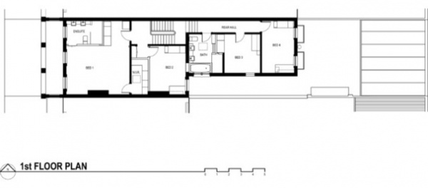 Modern Floor Plan by Nic Owen Architects