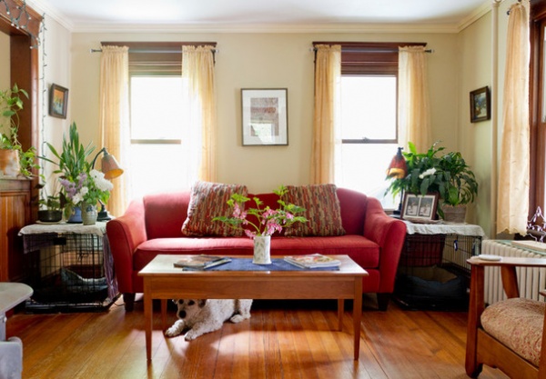 Farmhouse Living Room by Rikki Snyder