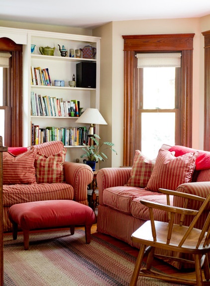 Farmhouse Living Room by Rikki Snyder