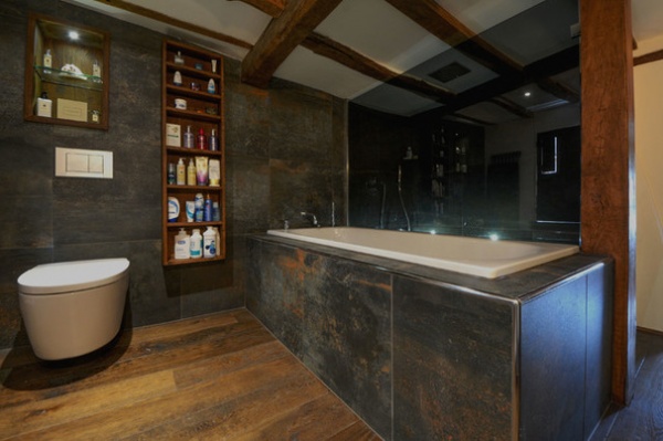 Rustic Bathroom by MillChris Developments Ltd