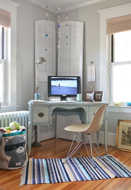 Shabby chic Home Office by Kelly Donovan