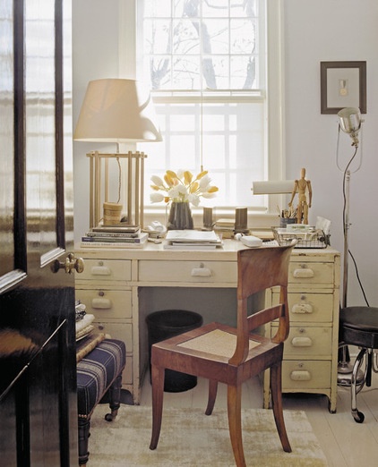 Shabby chic Home Office by ABRAMS