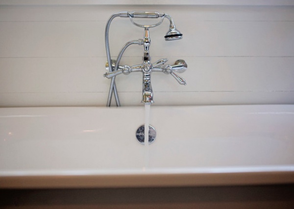 Farmhouse Bathroom by Holmes + Salter Interiors