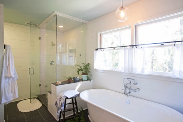 Farmhouse Bathroom by Holmes + Salter Interiors