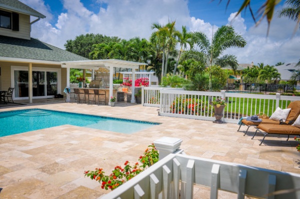 Traditional Pool by Helmet House Construction