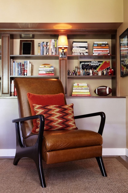 Eclectic Home Office by Joe Schmelzer, Inc. dba Treasurbite Studio, Inc.