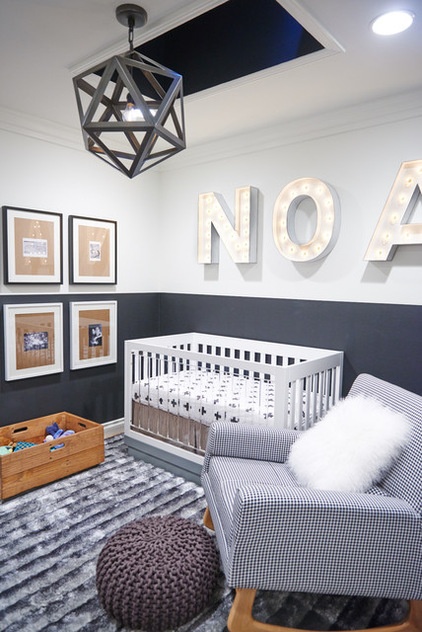 Contemporary Nursery by Lulu Designs